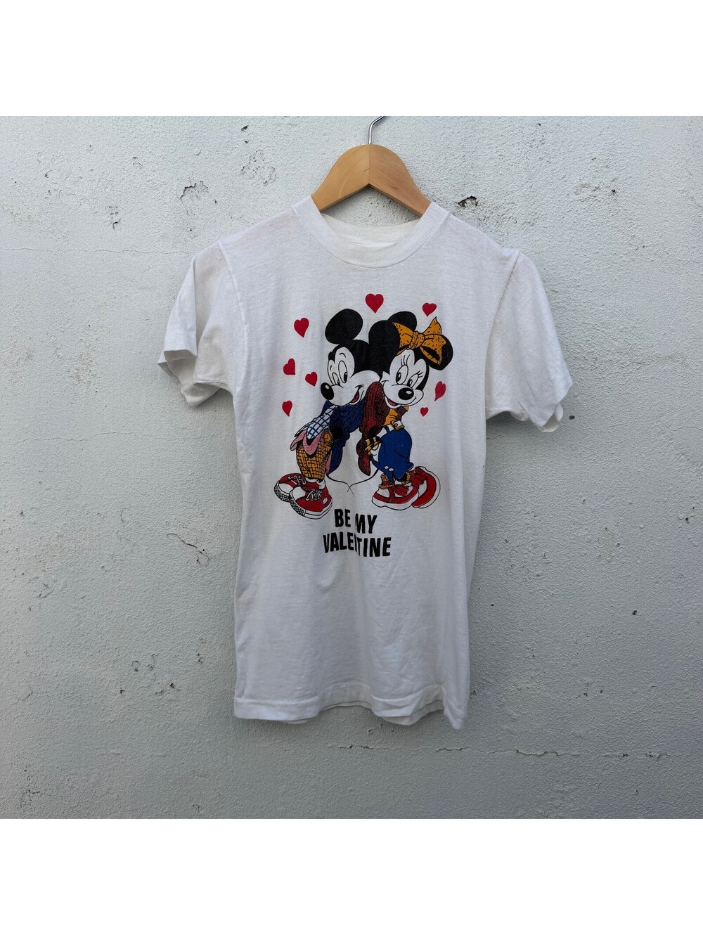 90s Mickey and Minnie Valentine Baby Doll Graphic Tshirt